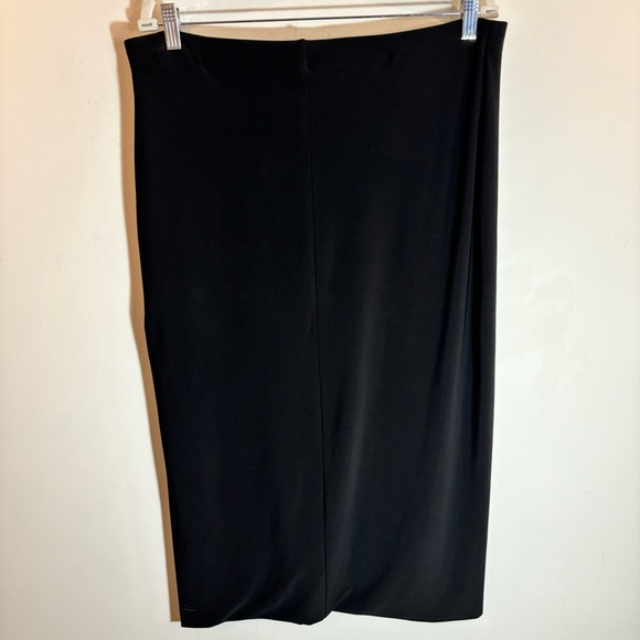 SYMPLI SZ 12 Cinch  Waist Ponte Double Thickness Pull On Elastic Pencil Skirt - Picture 1 of 7